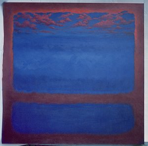 Ultramarine, 2001 Abstrato azul